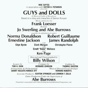 Cover art: Guys And Dolls (1976 Revival Cast Recording)